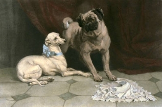 F153 - Othello & Desdemona ( 2 Dogs)