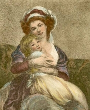 T990 - Lady with child