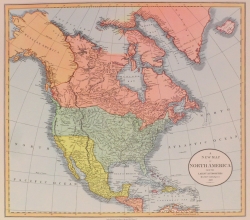 MODE36 - A new map of North America,1828