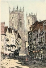 P624 - York, Street and Cathedral