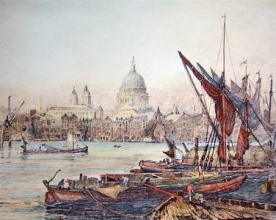 P279 - St. Pauls From the Thames