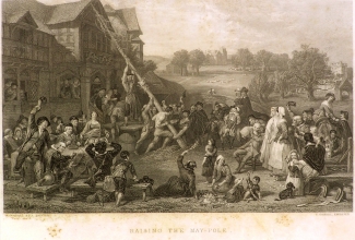 ART116 - Raising the May pole
