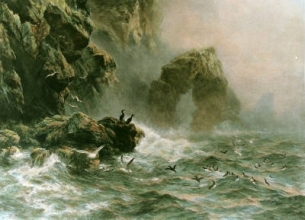A140 - Lashing Waves & Sea Birds Cry 