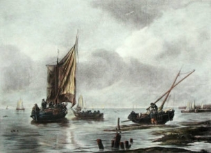 K368C - Fishing boat at Anchor