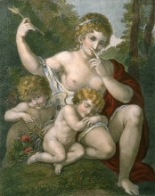 F291 - Cupid Disarmed by Venus