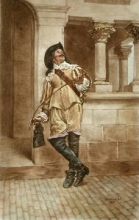 K365A - Cavalier (with Riding Crop)