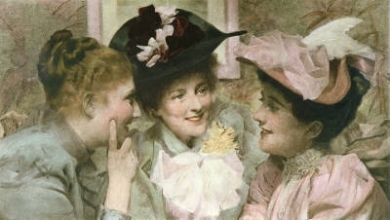 C156 - Mischief (Three Girl's Heads)