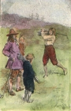 P667 - Two Golfers