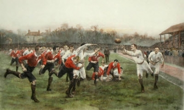 F194 - Rugby Match (& Key Plate)