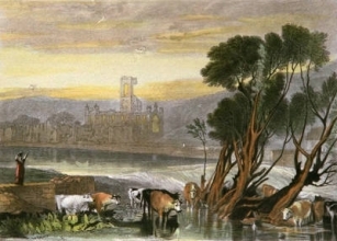T860 - Kirkstall Abbey on River Aire