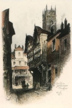 P675 - Chester - An Old Street Corner