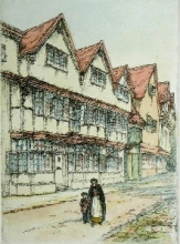 P612 - Tag: Charles Dickens, Londra, bottega, negozio, antiquariato
