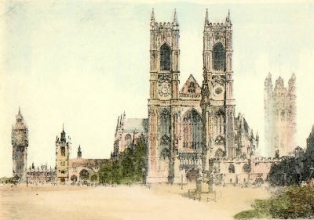 P555 - Westminster Abbey & Parliament