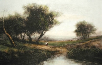 T952A - Corot View - Plate I (Cottage)