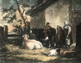 T504 - Milkmaid and Cowherd
