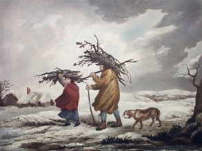 F161 - Cottagers in Winter