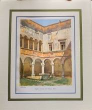 Teglio - Cortile del Palazzo Besta